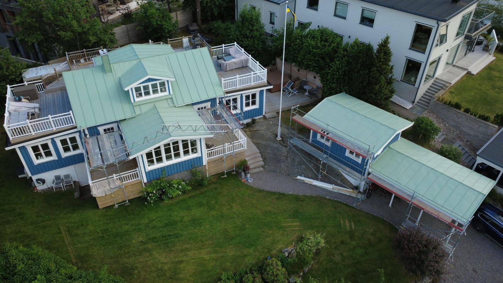Plåtslageri i Lidingö – Bandtäckt Plåttak – Lidingö 2026, Nytt Tak i Sthlm AB